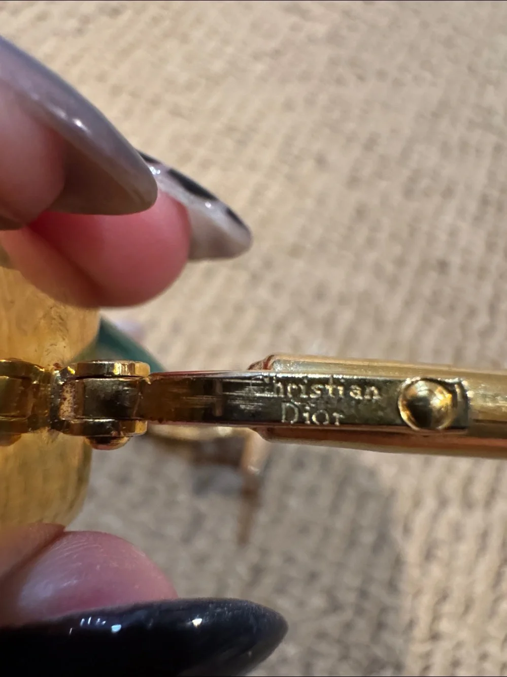 Vintage Christian Dior cufflinks